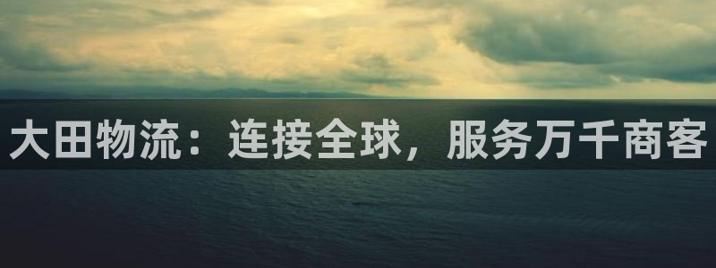 超凡国际激活码：大田物流：连接全球，